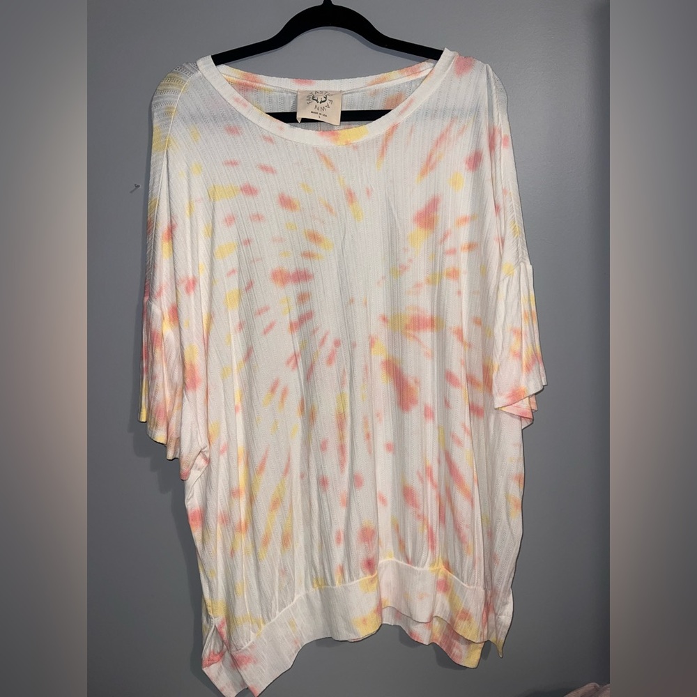 Fantastic Fawn Cream Oversized Tunic Relaxed Fit